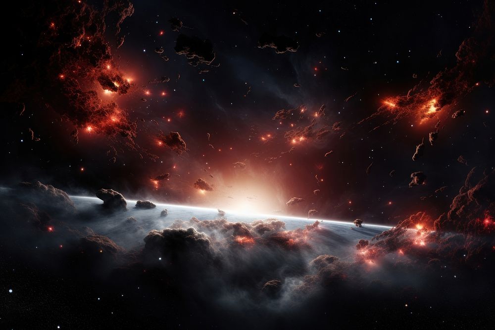 Space Matte Painting space astronomy | Premium Photo Illustration ...