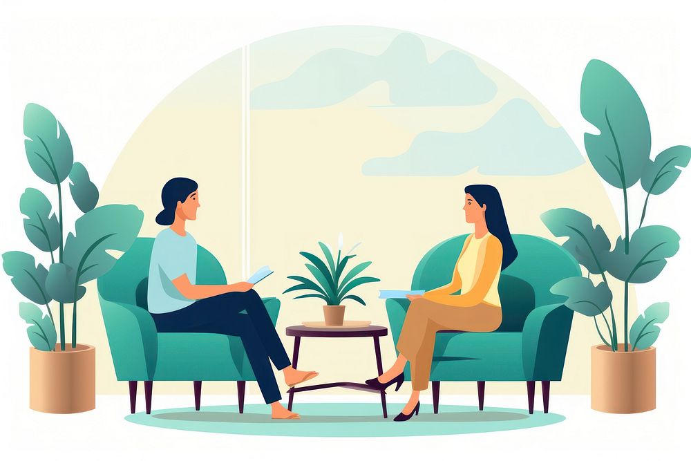 Therapy conversation interview talking.