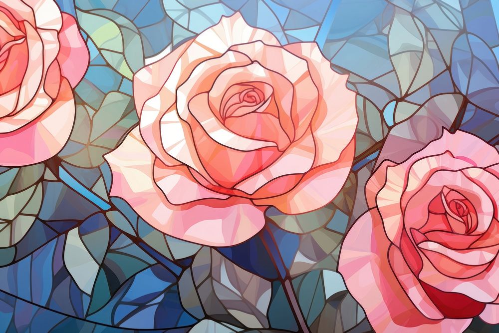 Rose flower background art backgrounds plant.
