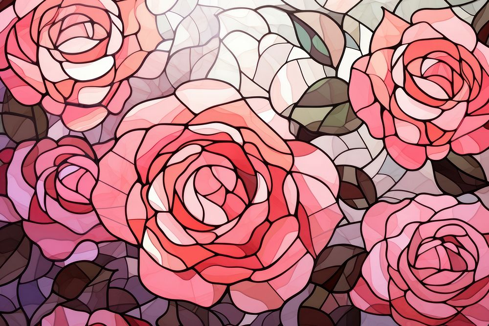 Rose flower pattern art backgrounds plant.