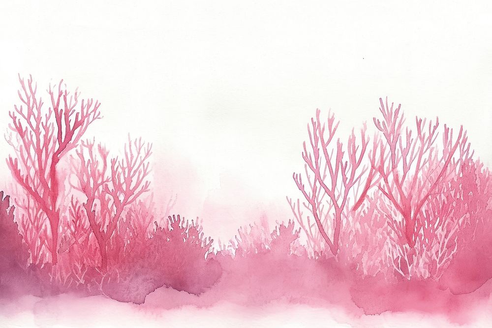 Coral reef outdoors painting nature.