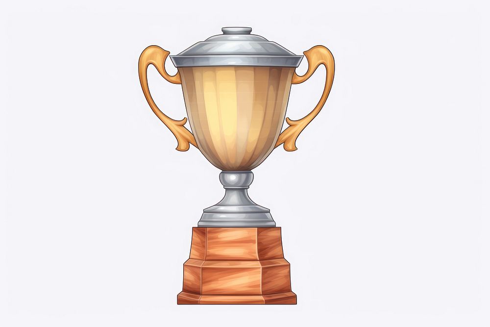Trophy achievement refreshment copy space. AI generated Image by rawpixel.