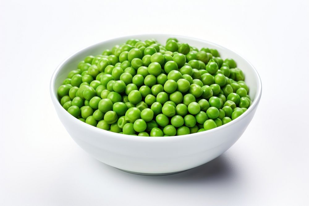  Green peas in bowl vegetable plant green. AI generated Image by rawpixel.