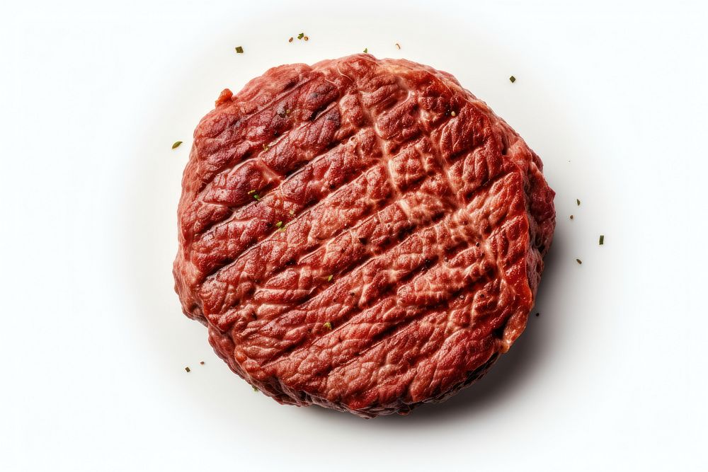  Grilled hamburger meat steak beef food. AI generated Image by rawpixel.