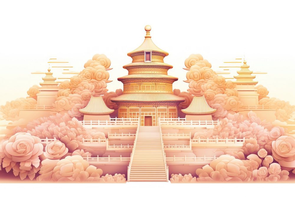 Temple of heaven architecture building pagoda.