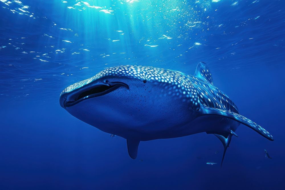 Underwater photo of whale shark animal outdoors mammal.