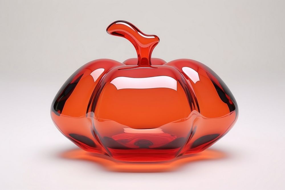 Apple melting glass vase pottery.