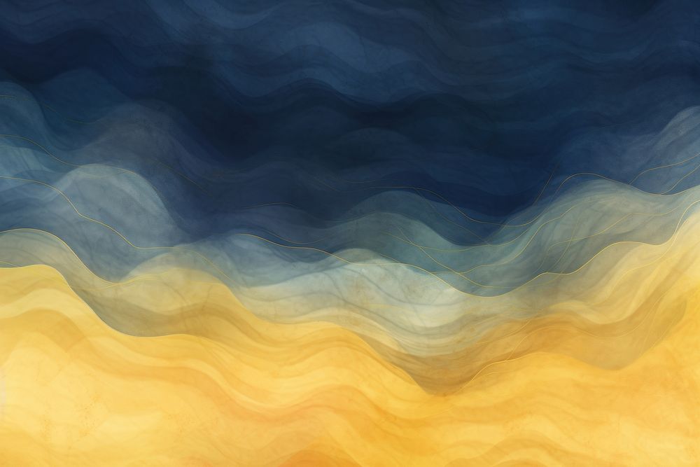 Watercolor background backgrounds yellow wave.