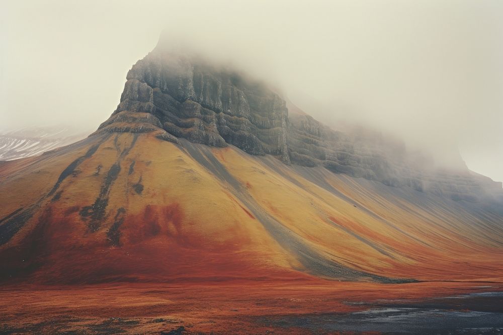 Iceland mountain landscape outdoors plateau.