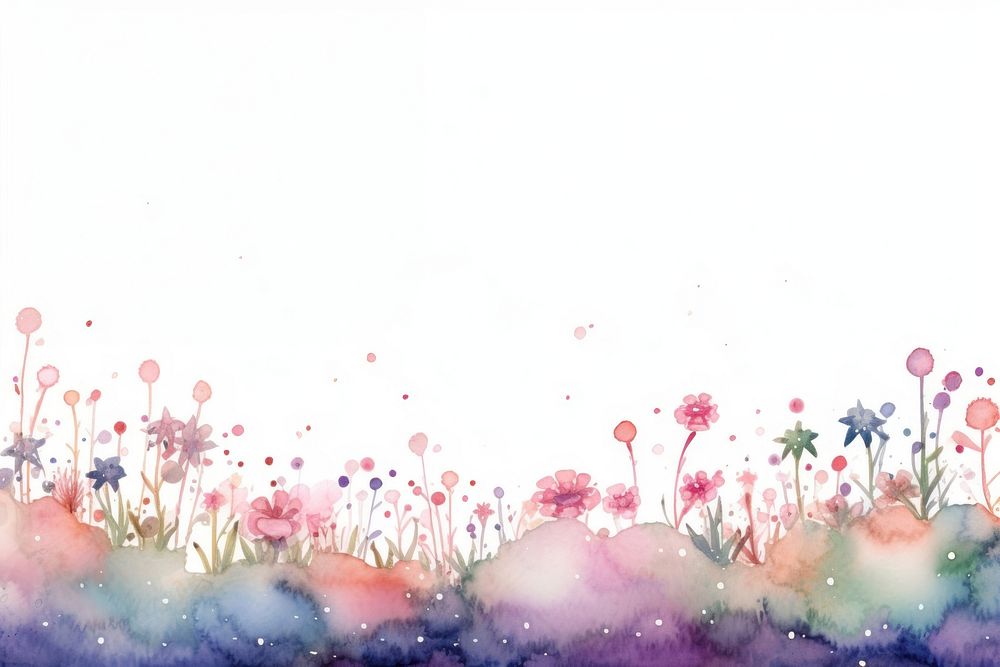 Cute magical cosmos outdoors painting flower.