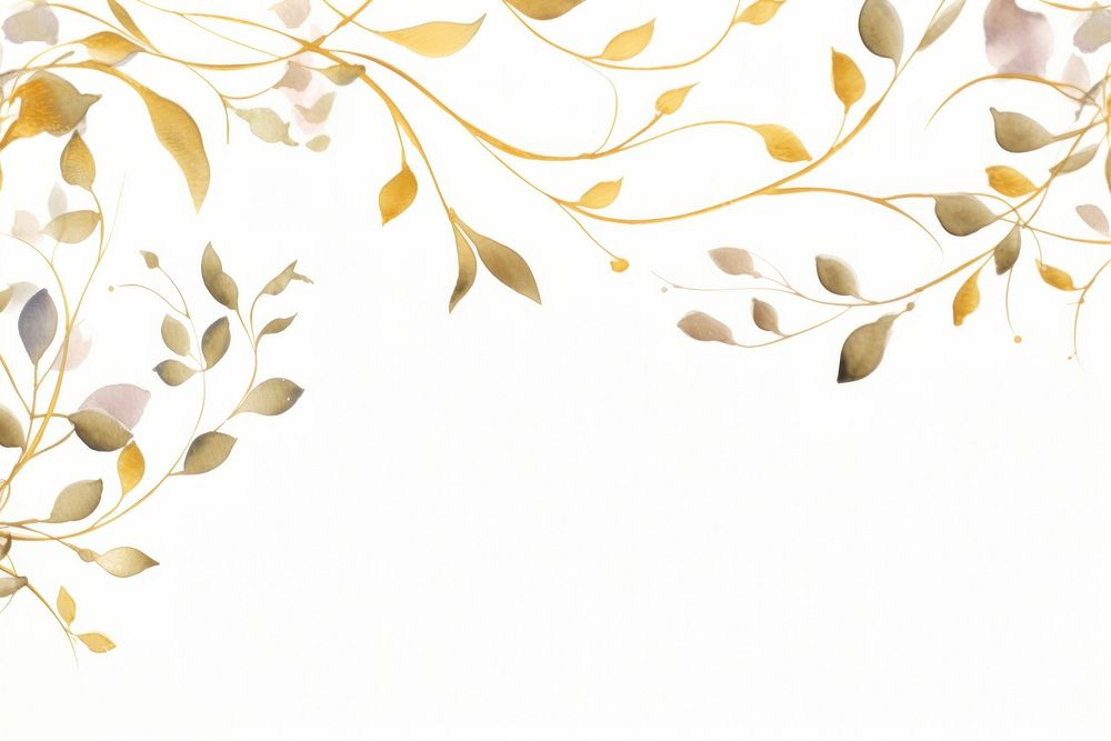 Cute minimal gold vine pattern backgrounds chandelier.