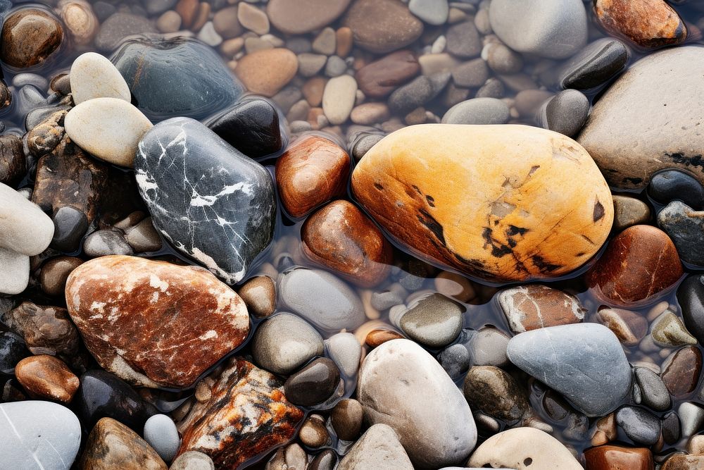 Rocks by the sea backgrounds pebble tranquility.