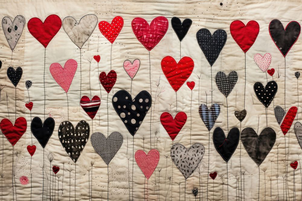 Hearts repeated pattern backgrounds creativity sweatshirt.