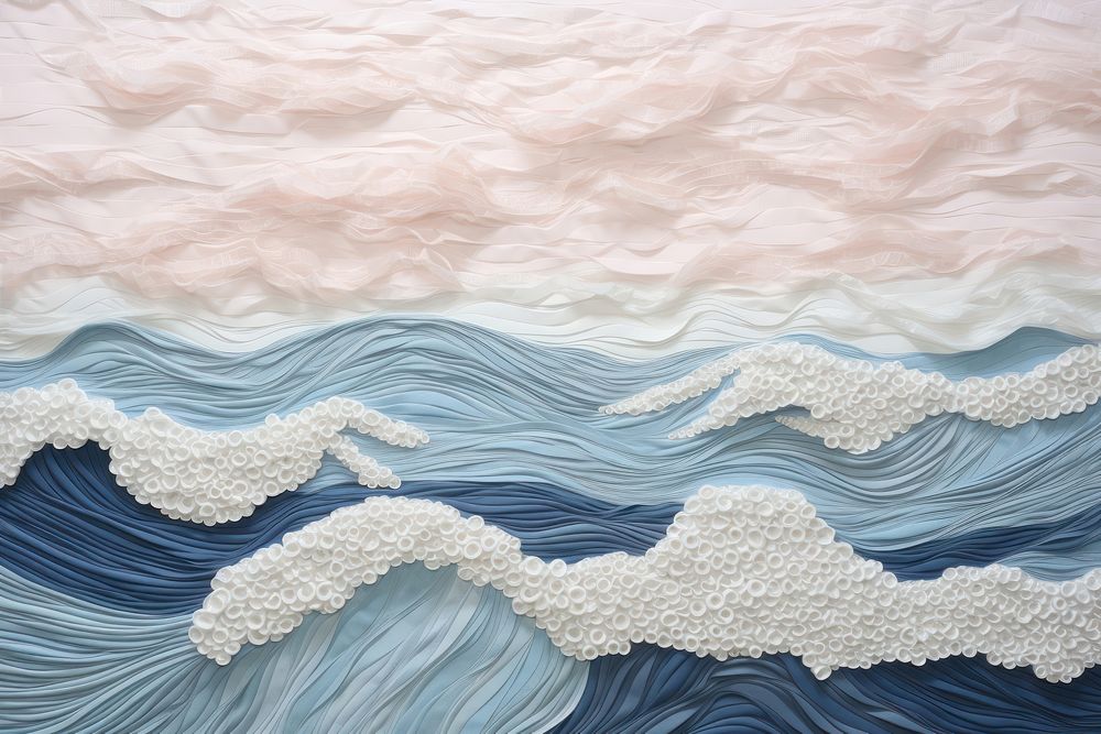 Ocean waves art backgrounds creativity.