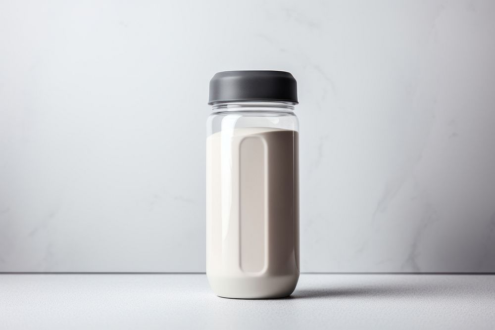 Protein Shaker  milk jar refreshment.