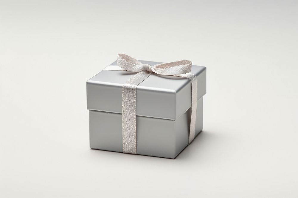 Ring box packaging  gift gray anniversary.