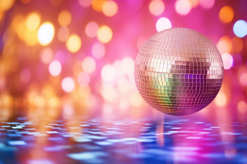 Pattern bokeh effect background disco backgrounds nightclub.