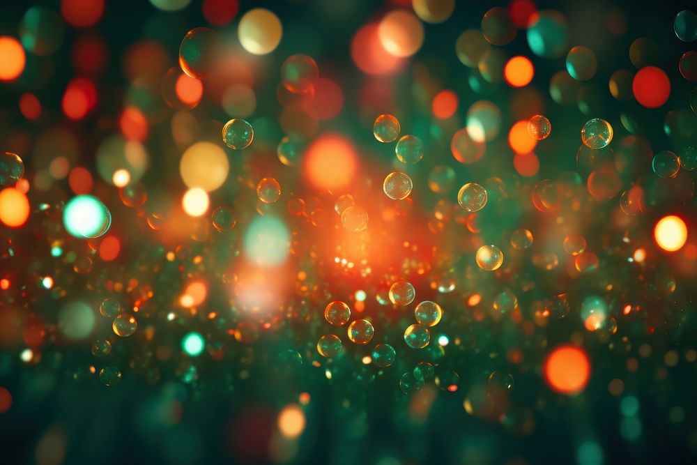 Neon red and green light pattern bokeh effect background backgrounds abstract glitter.