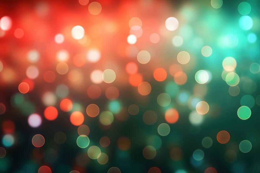 Neon red and green light pattern bokeh effect background backgrounds abstract glitter.