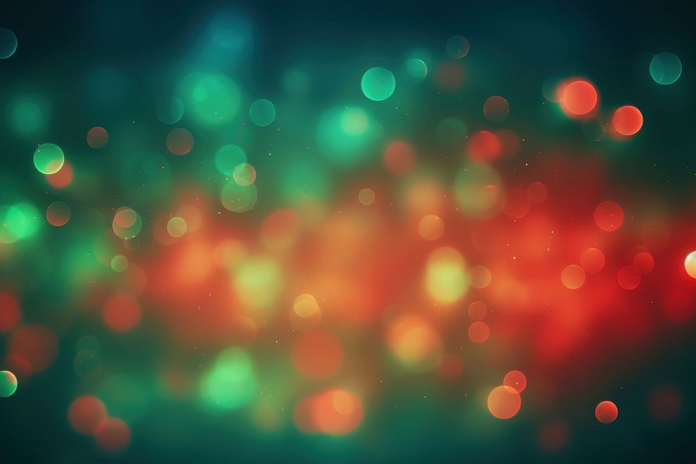 Neon red and green light pattern bokeh effect background backgrounds abstract shape.