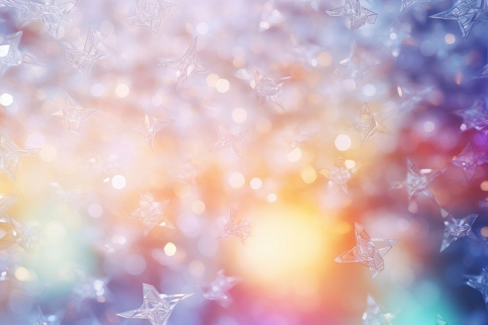 Snow flake window pattern bokeh effect background backgrounds abstract glitter.
