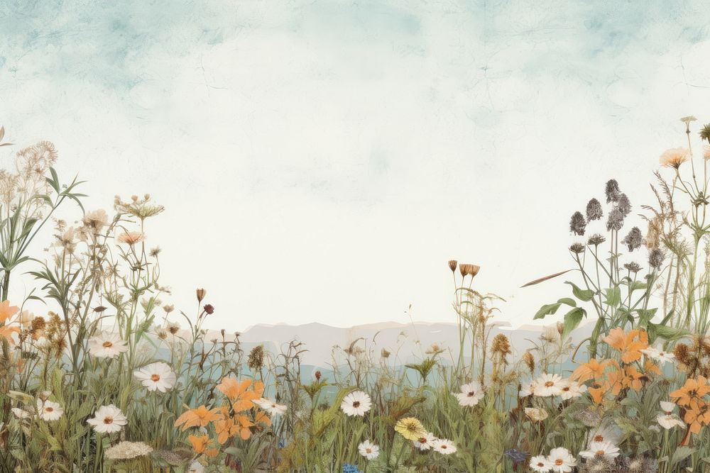 A meadow field flower grass backgrounds.
