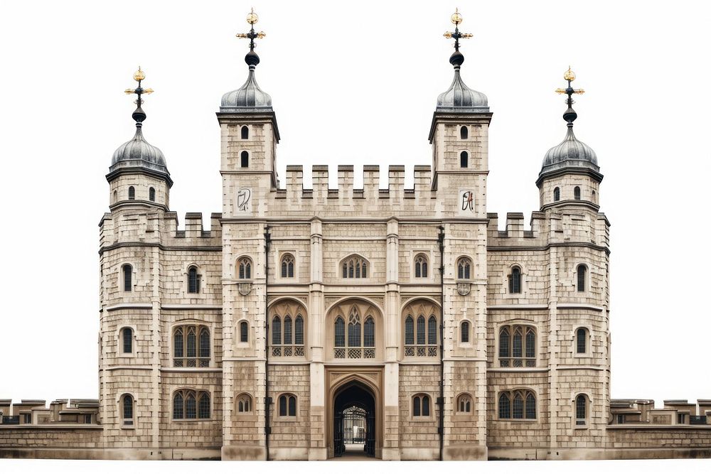 London tower architecture building castle.