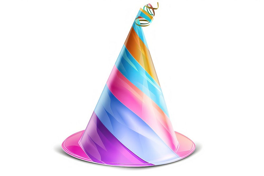 Party hat party white background celebration.