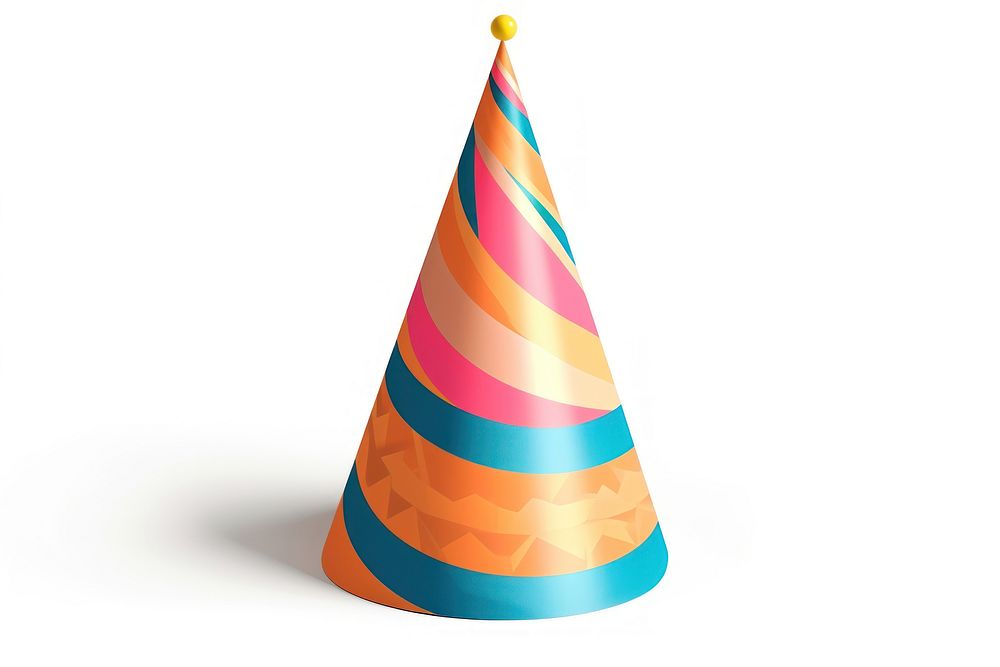 Party hat party white background celebration.