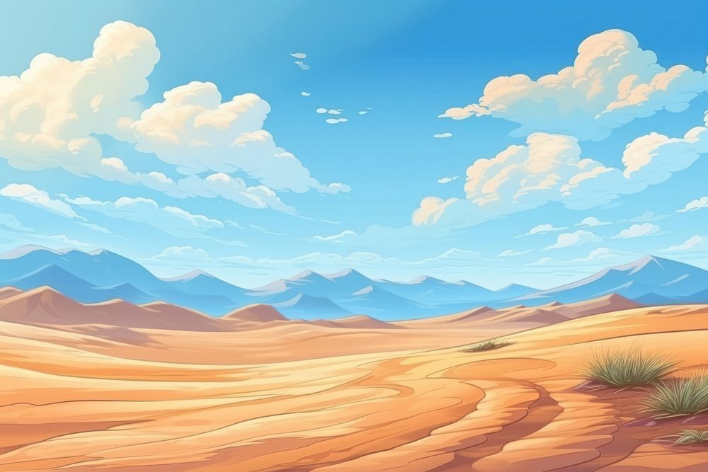 Sand dunes landscape backgrounds panoramic.
