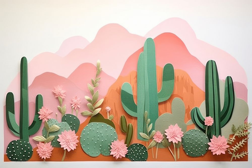 Cactus plant tranquility creativity.