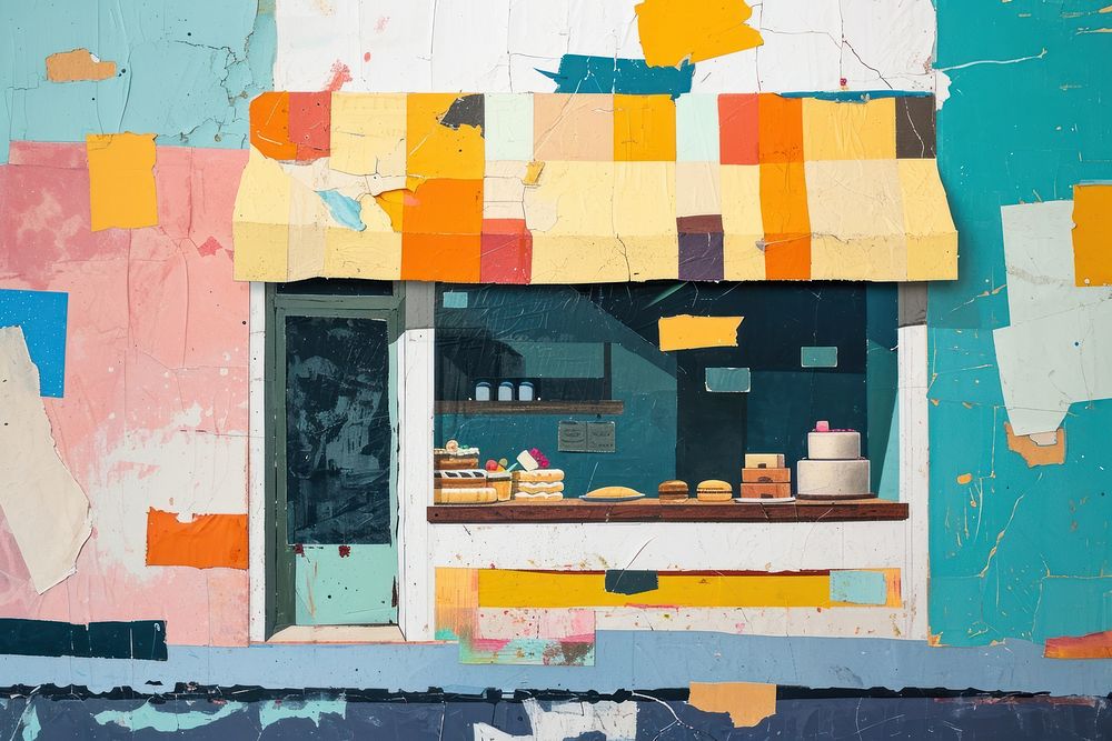 Bakery painting art architecture.