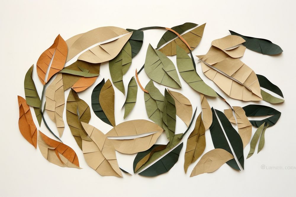 Leaf art plant paper.