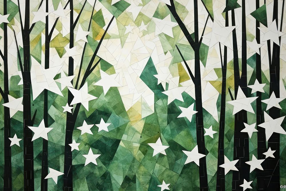 Star art forest backgrounds.