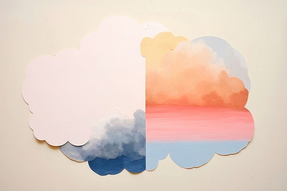 Cloud art painting sky.