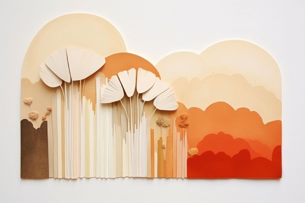 Mushroom art creativity panoramic.