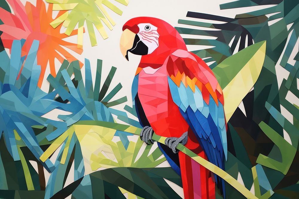 Parrot tropics animal bird.