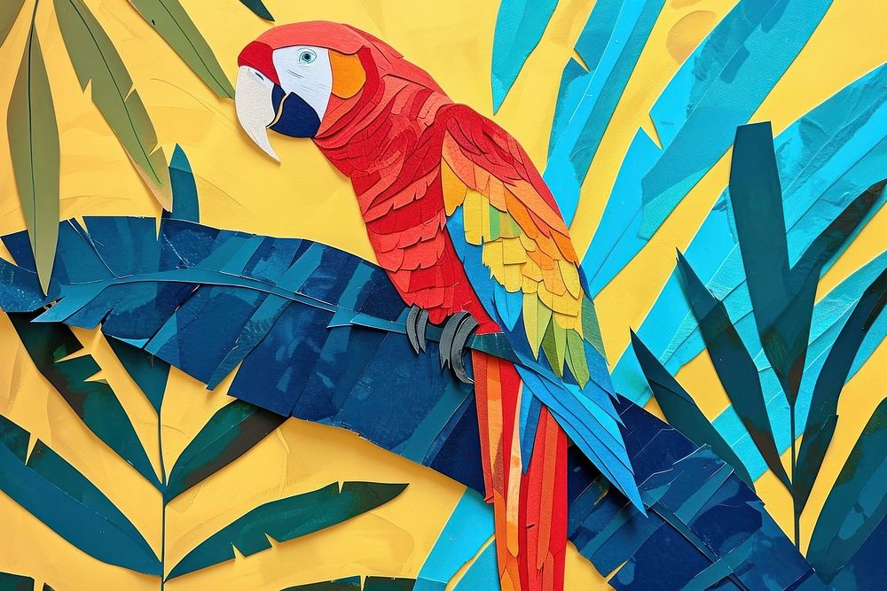Parrot tropics animal bird.
