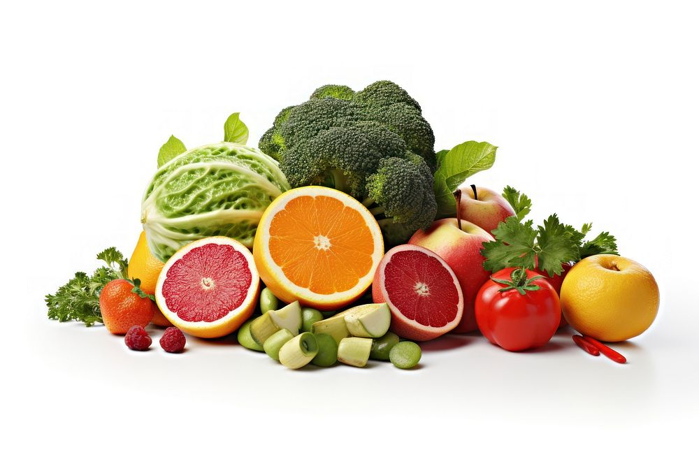 Healthy food grapefruit vegetable.