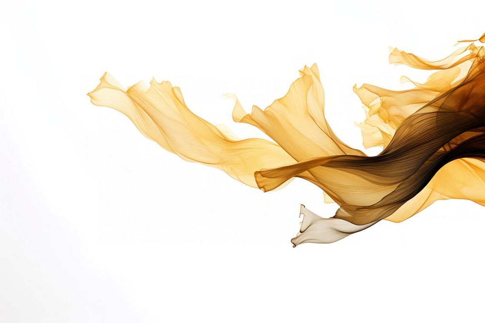  Ink gold leaves backgrounds white background abstract. AI generated Image by rawpixel.