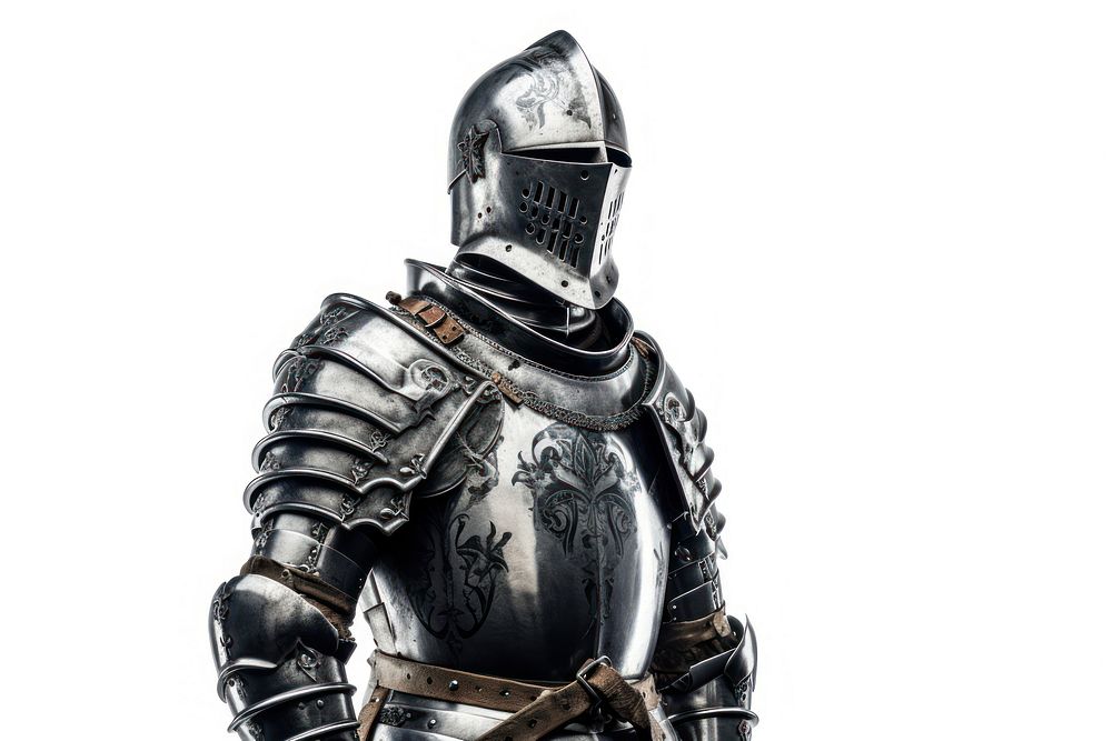 Knight adult white background architecture.