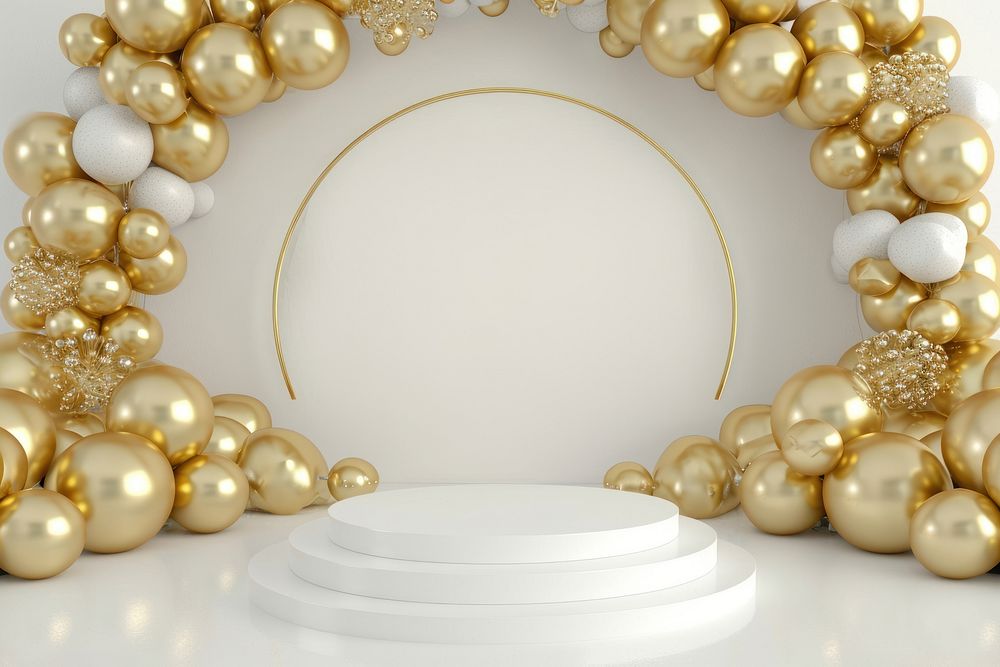 Gold jewelry pearl celebration.