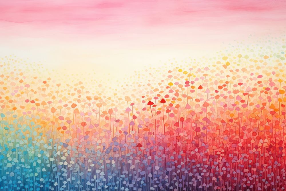 Spring field of flowers landscapes backgrounds outdoors texture.