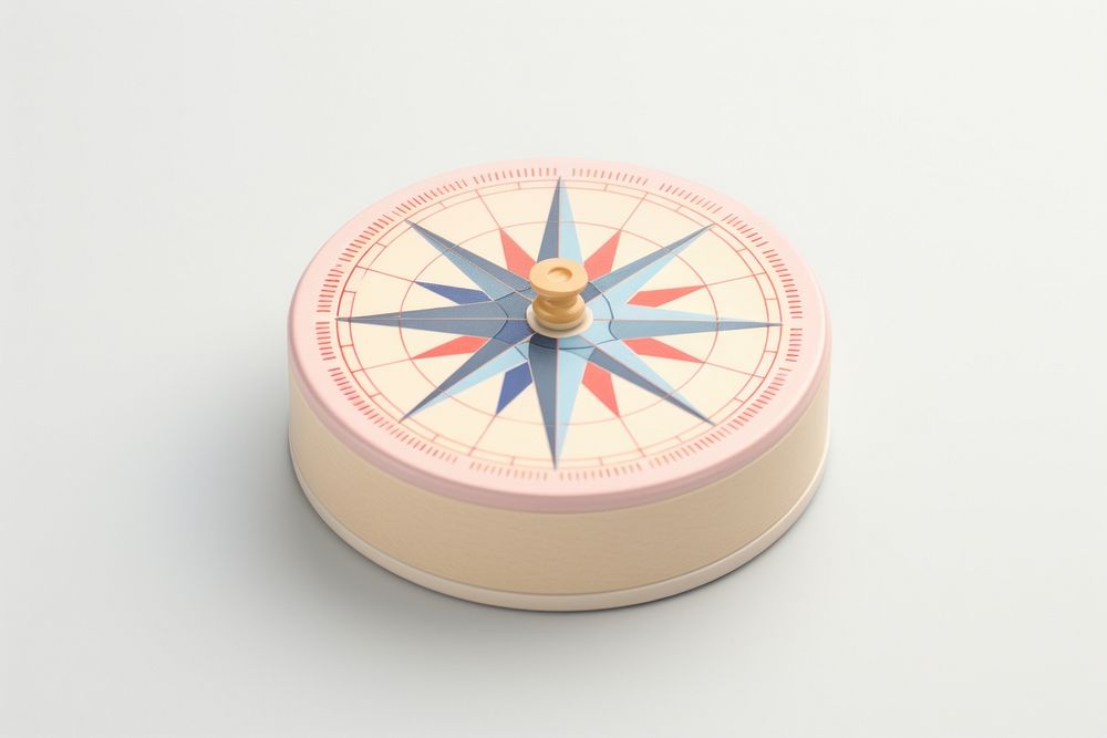 Compass sundial circle shape. AI generated Image by rawpixel.
