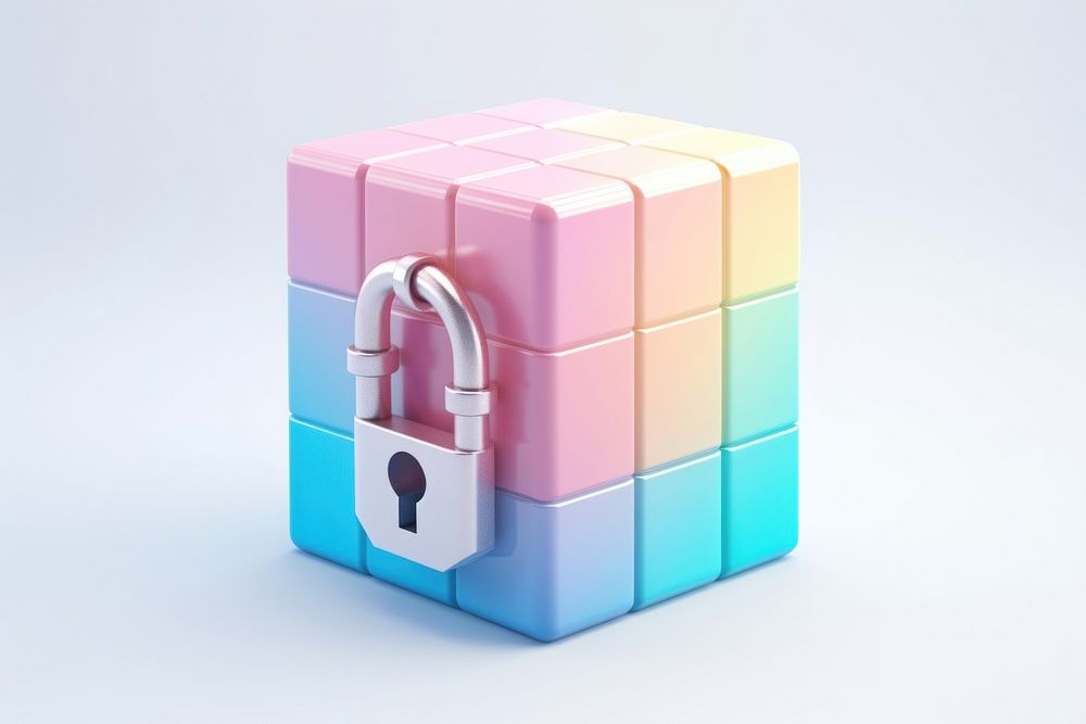 Lock icon protection security padlock. AI generated Image by rawpixel.
