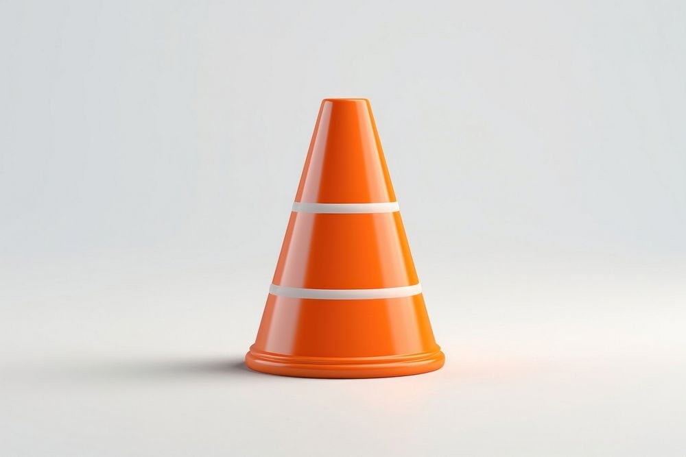 Traffic cone protection barricade security. AI generated Image by rawpixel.