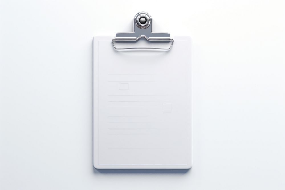Checklist paper white background technology.