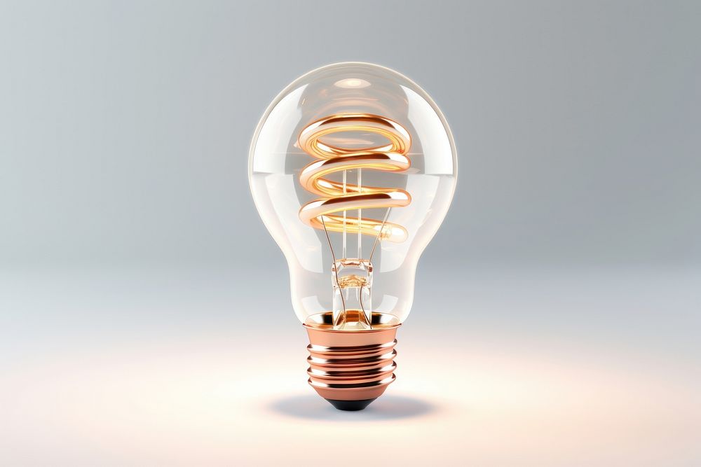 Spiral light bulb lightbulb lamp electricity.