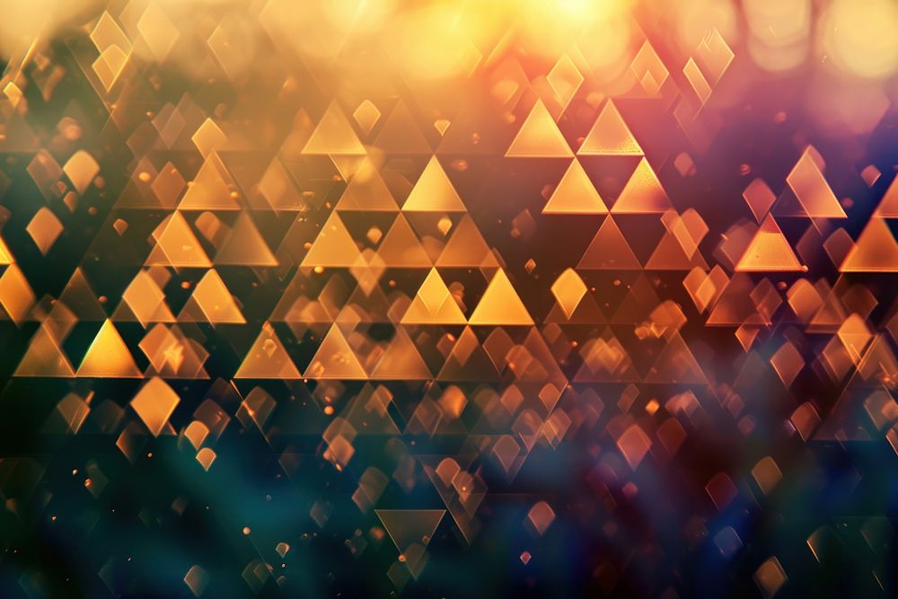 Triangle pattern bokeh effect background backgrounds light accessories.