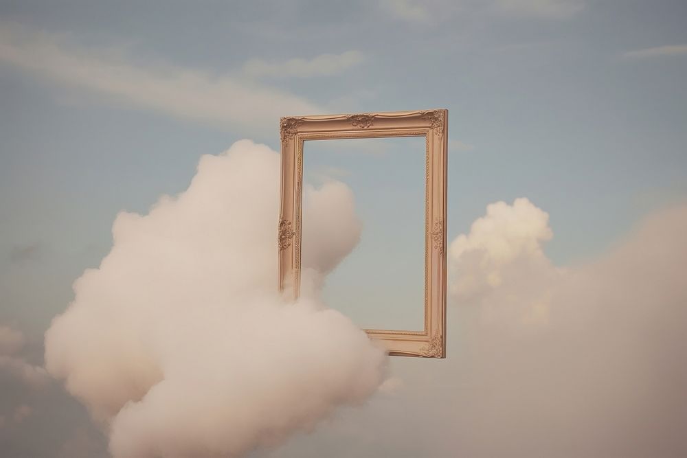  Clouds architecture tranquility reflection. AI generated Image by rawpixel.